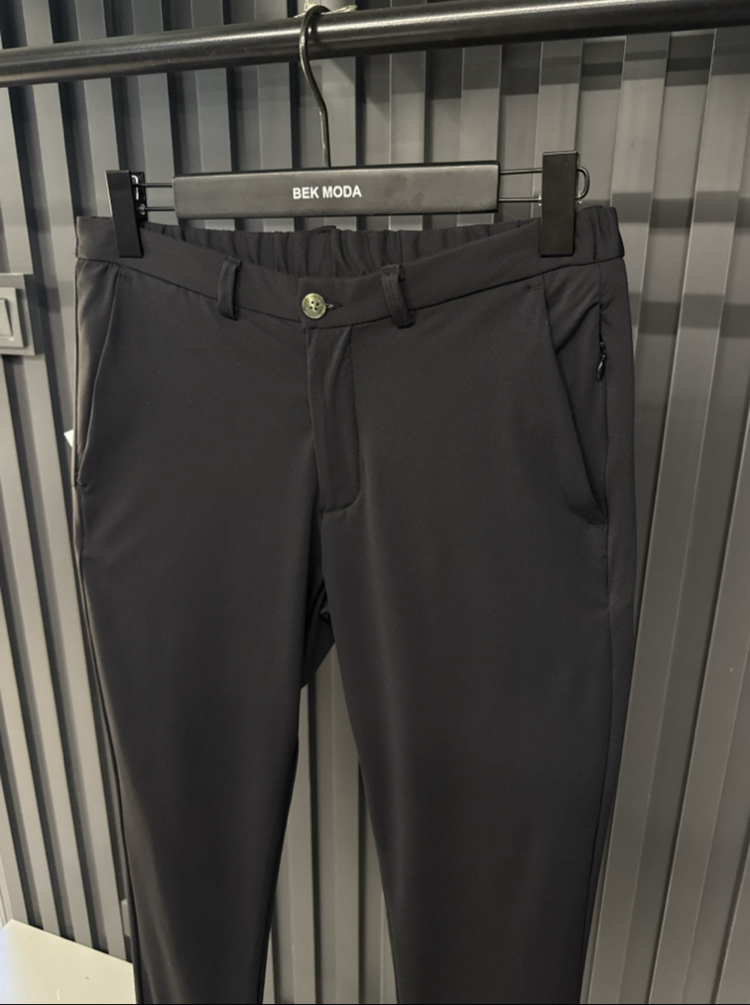 Modal Kırışmayan Kumaş Jogger Pantolon(1102-Siyah)