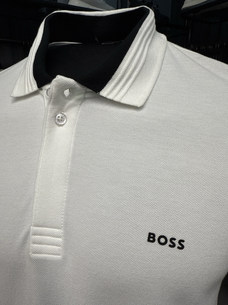 Boss Polo Yaka(1407-Beyaz)
