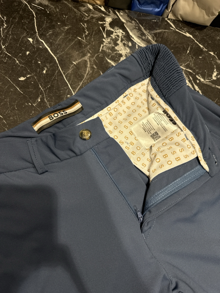 Boss Kırışmayan Kumaş Jogger Pantolon(1088-İndigo)