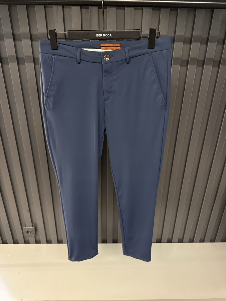 Zegna Kırışmayan Kumaş Jogger Pantolon(1089-İndigo)