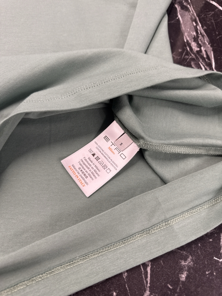 Premium Etro T-shirt (2238-Açık Yeşil)