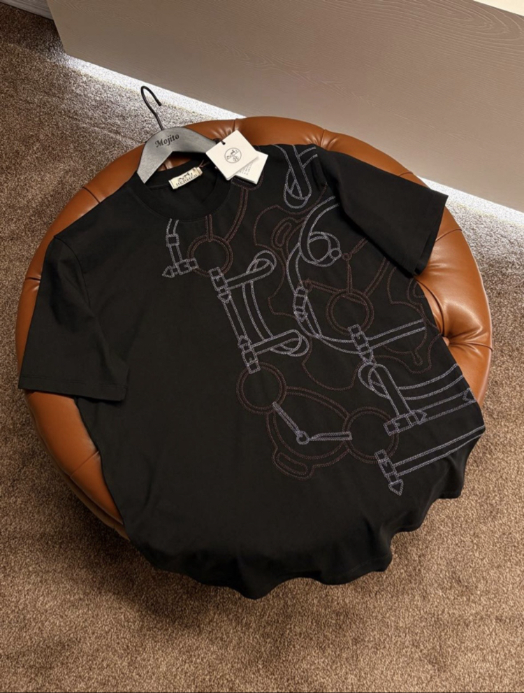 İthal Hermes T-shirt (Siyah) 5453