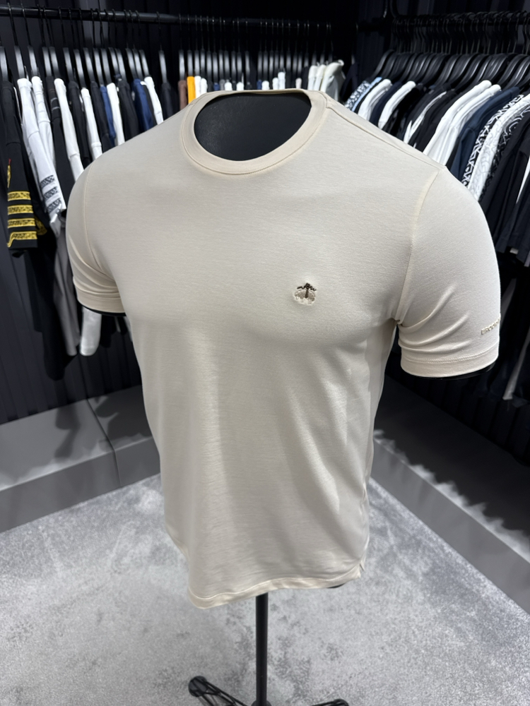 Premium Brooks Brothres T-shirt (2245-Ekru)