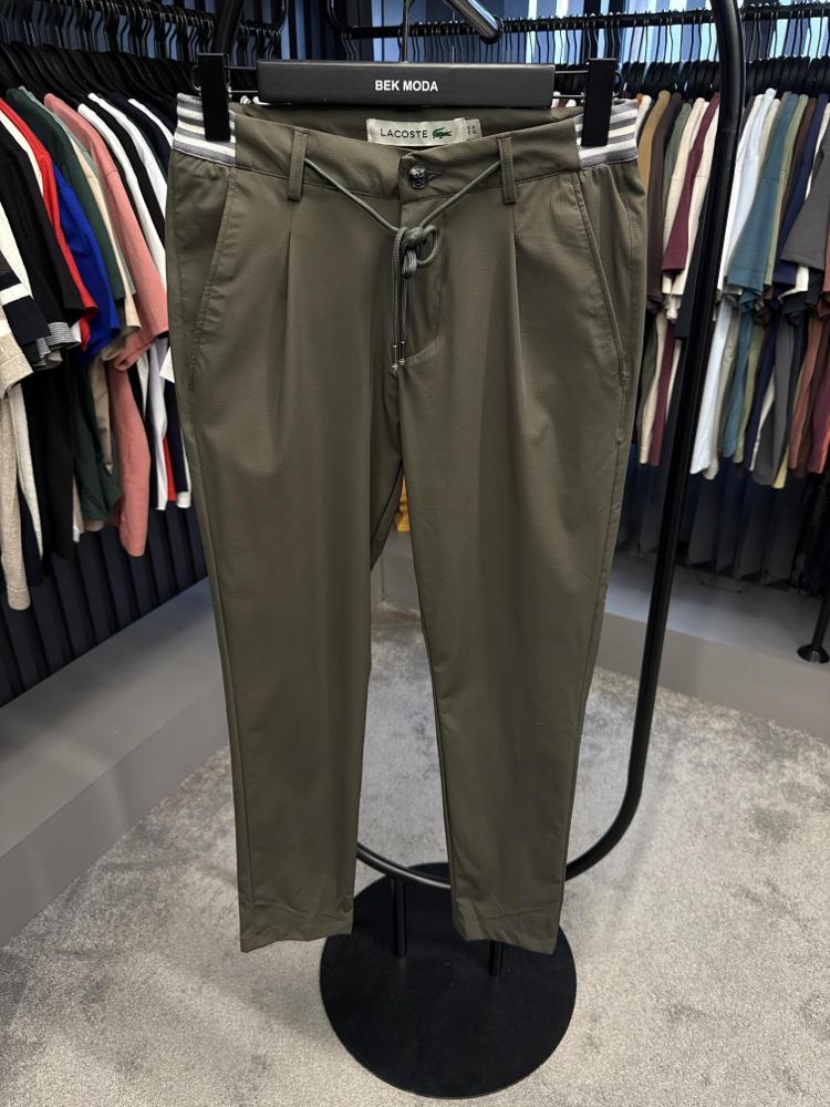 Premium Kırışmayan Kumaş Jogger Pantolon(1090-Haki)