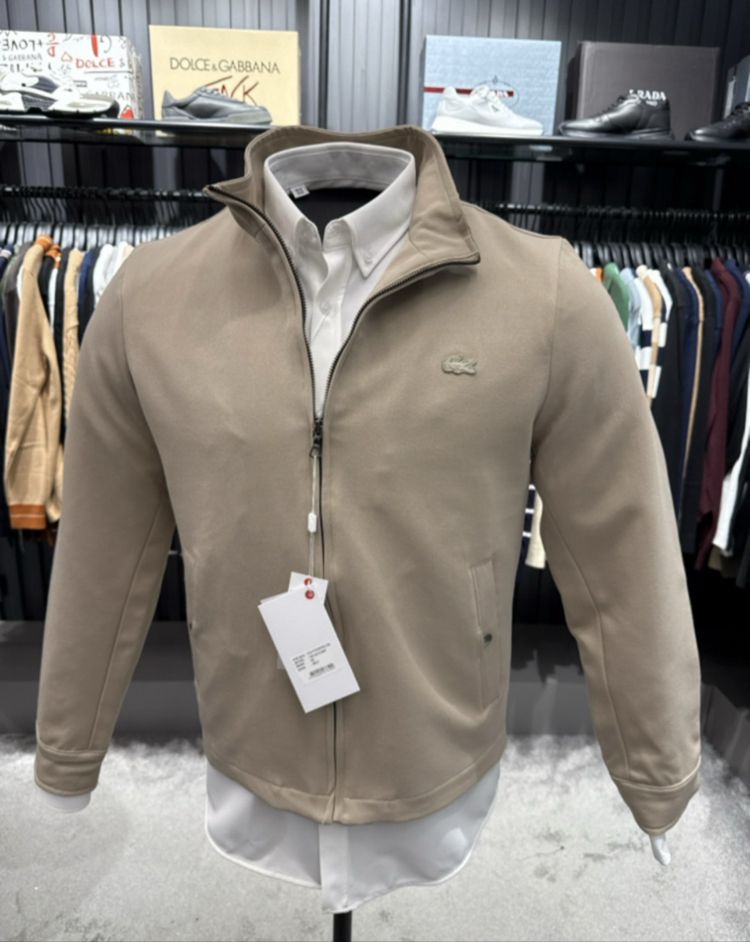 OUTLET ÜRÜNÜ Premium Gabardın Kumaş Mevsimlik Ceket (Bej) 