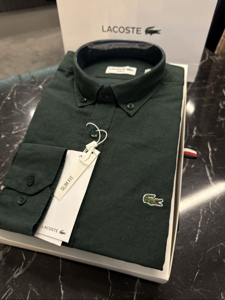 Regular fit Ham Keten Gömlek (-1802-Petrol Yeşili)