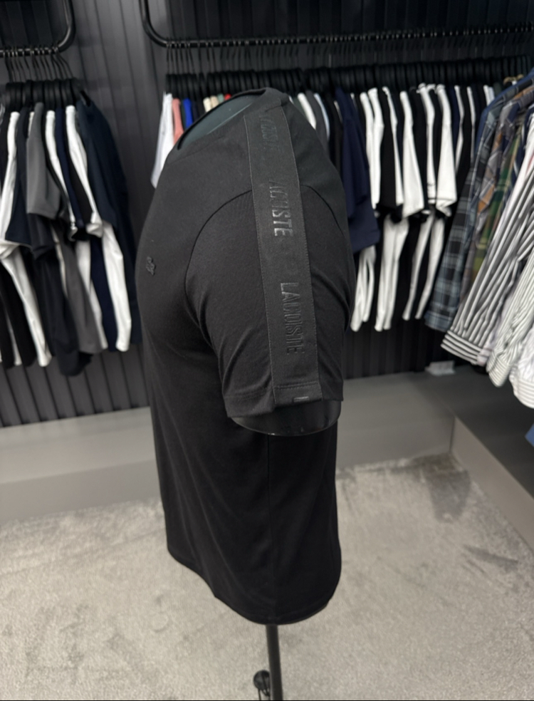 Omuz Detaylı T-shirt (26116-Siyah)