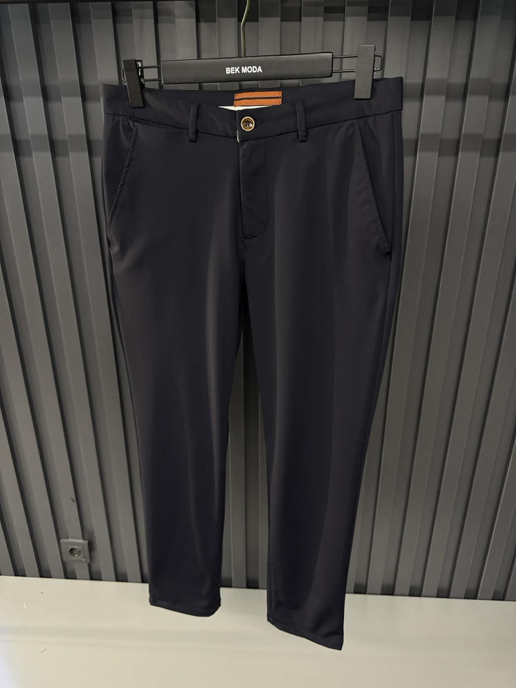 Zegna Kırışmayan Kumaş Jogger Pantolon(1089-Koyu Lacivert)