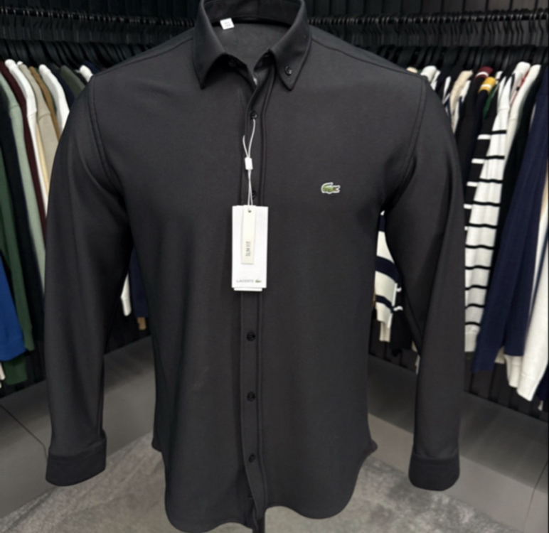 OUTLET ÜRÜNÜ Kırışmayan Gömlek (Siyah- 548)