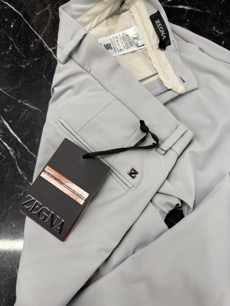 Zegna  Kırışmayan Kumaş Jogger Pantolon(1089-Gri)