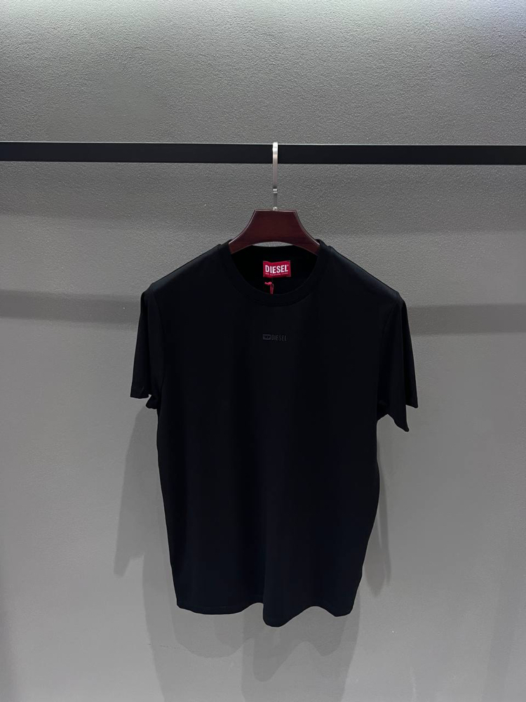 Dıesel Kırışmayan Kumaş T-shirt (26901- Siyah )