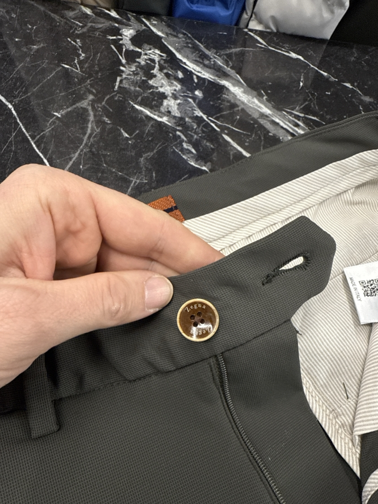 Zegna  Kırışmayan Kumaş Jogger Pantolon(1089-Haki)