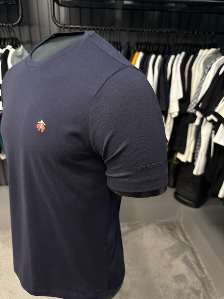 Premium Brooks Brothres T-shirt (2245-Lacivert)