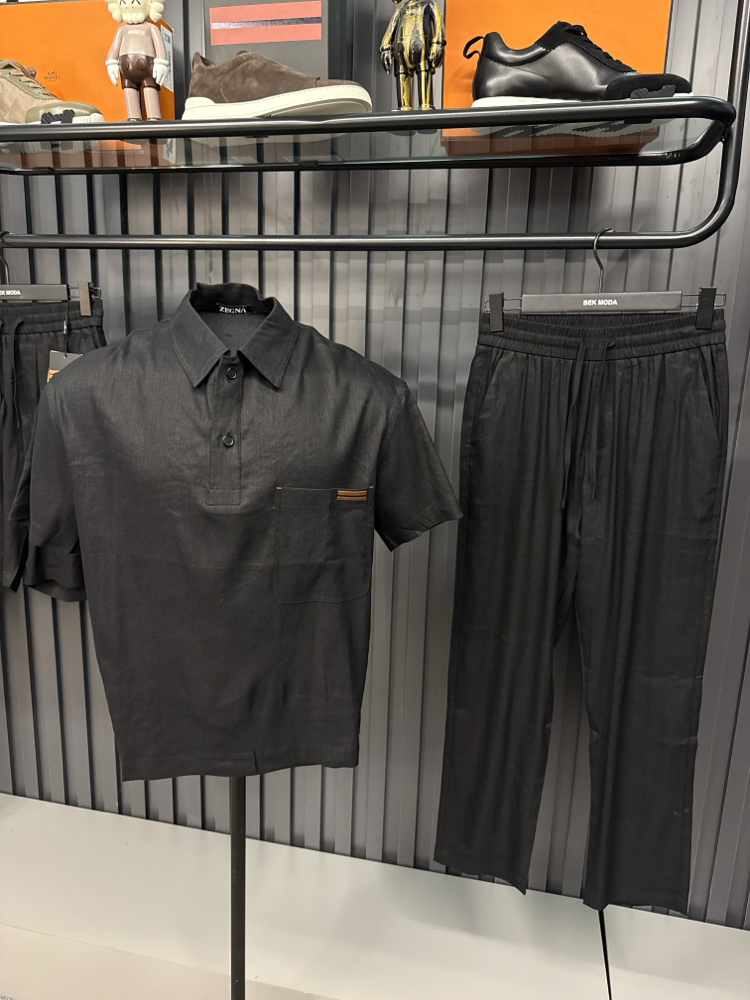 İthal Premium Zegna Ham Keten 3’lü Takım (Battal Boy-6819)