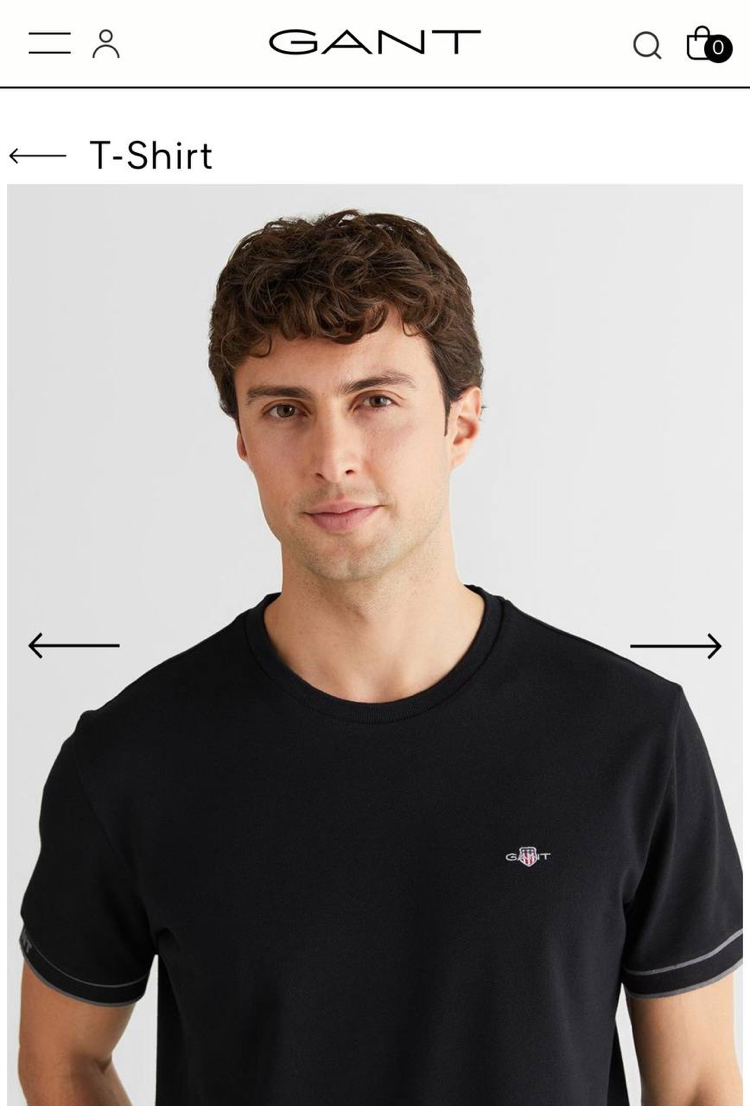 Kol Detaylı Pike Kumaş T-shirt  (15019-Siyah)
