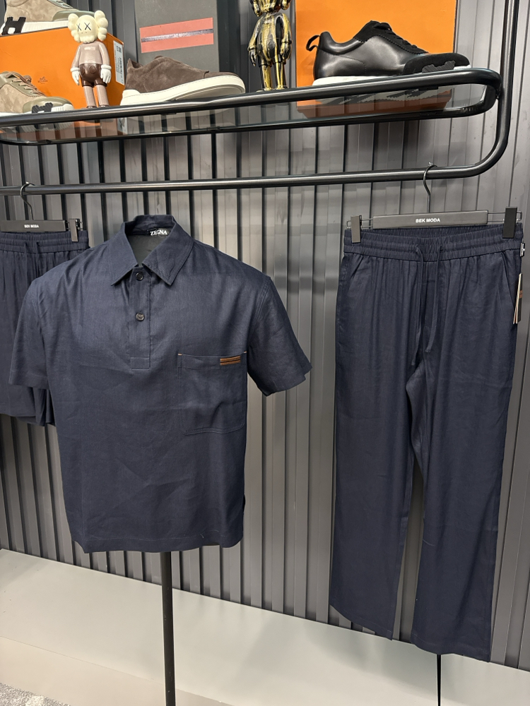 İthal Premium Zegna Ham Keten 3’lü Takım (Battal Boy-6819)