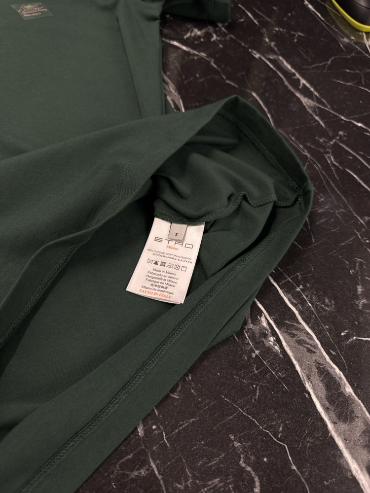 Premium Etro T-shirt (2238-Koyu Yeşil)