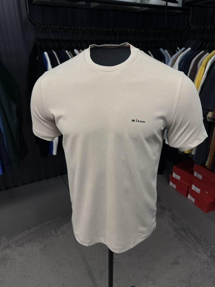 İthal Kiton T-shirt  Kırışmayan Kumaş (2286-Taş)