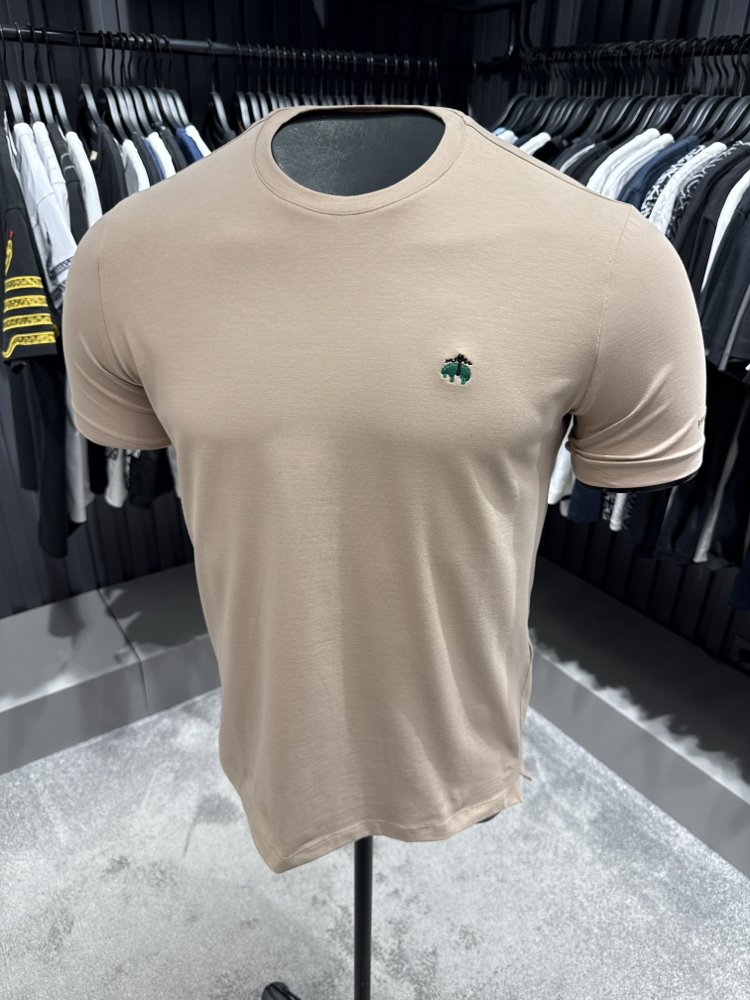 Premium Brooks Brothres T-shirt (2245-Bej)