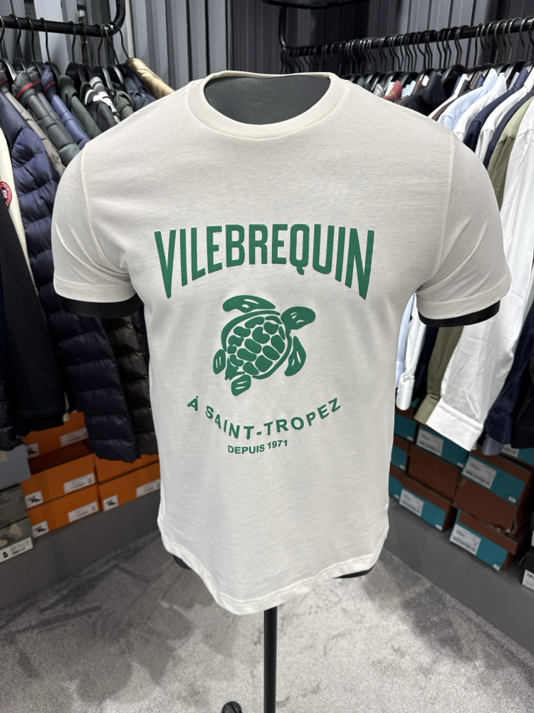 VILEBREQUIN Kaplumbağa Baskılı T-shirt