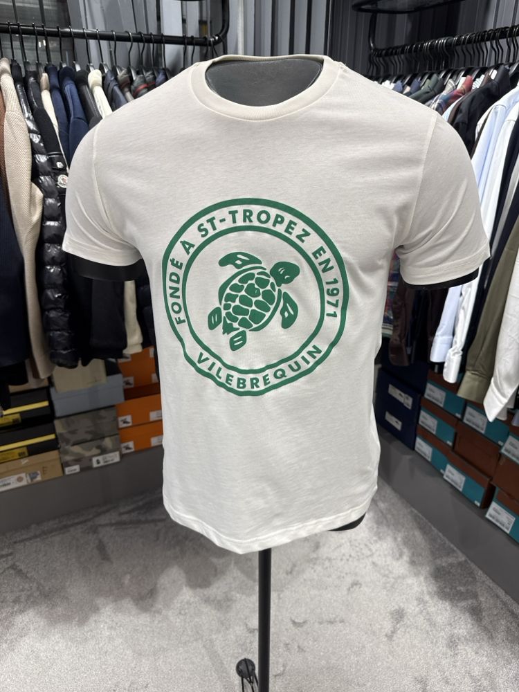 VILEBREQUIN Kaplumbağa Baskılı T-shirt