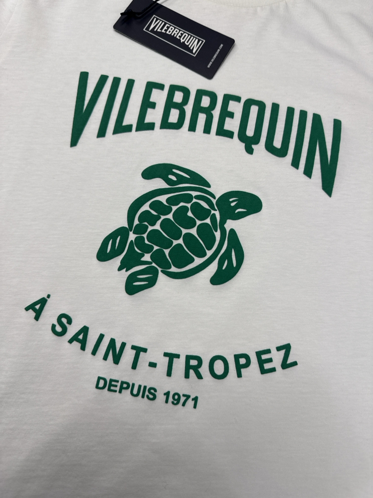 VILEBREQUIN Kaplumbağa Baskılı T-shirt