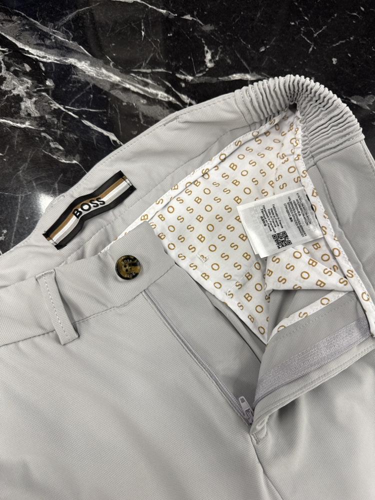 Boss  Kırışmayan Kumaş Jogger Pantolon(1088-Gri)