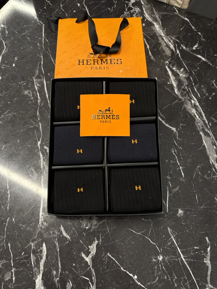 Hermes  Bambu Çorap (6 Çift)