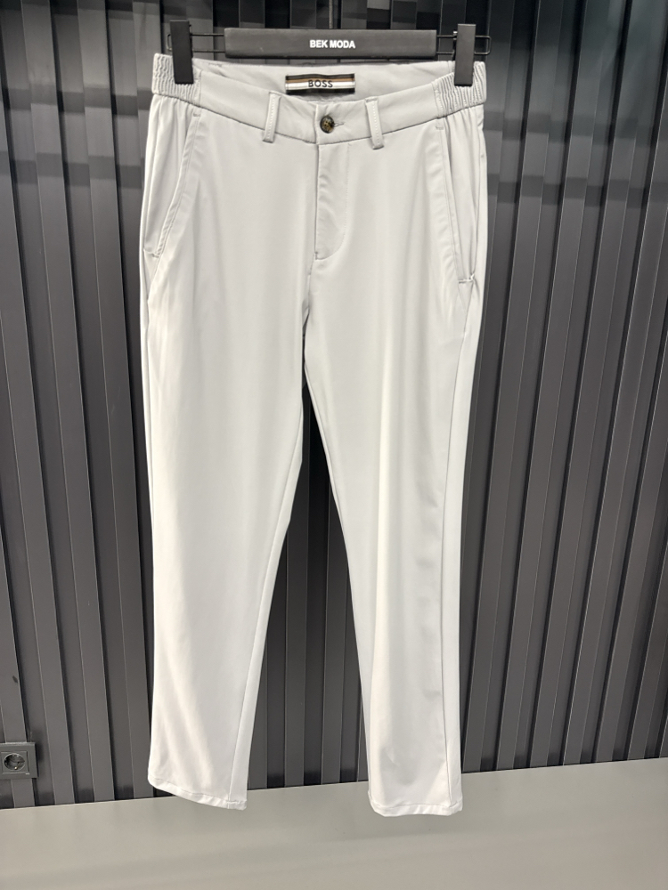Boss  Kırışmayan Kumaş Jogger Pantolon(1088-Gri)