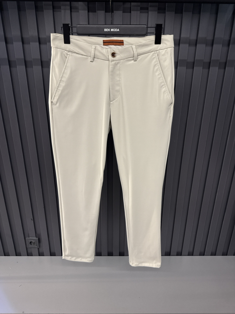 Zegna  Kırışmayan Kumaş Jogger Pantolon(1089-Bej)