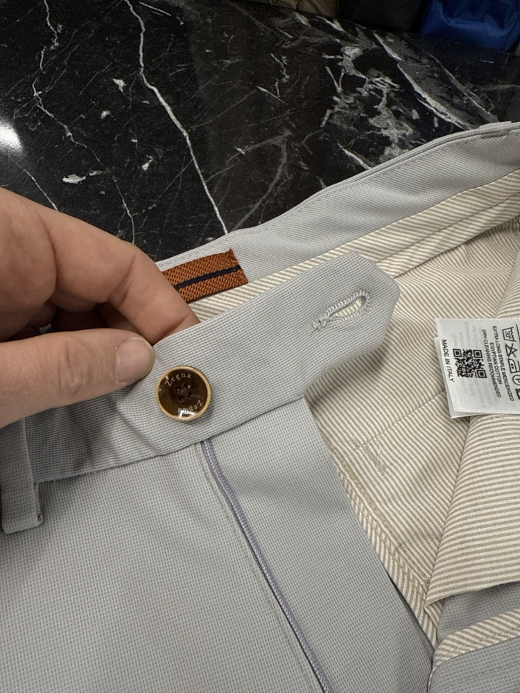 Zegna  Kırışmayan Kumaş Jogger Pantolon(1089-Gri)