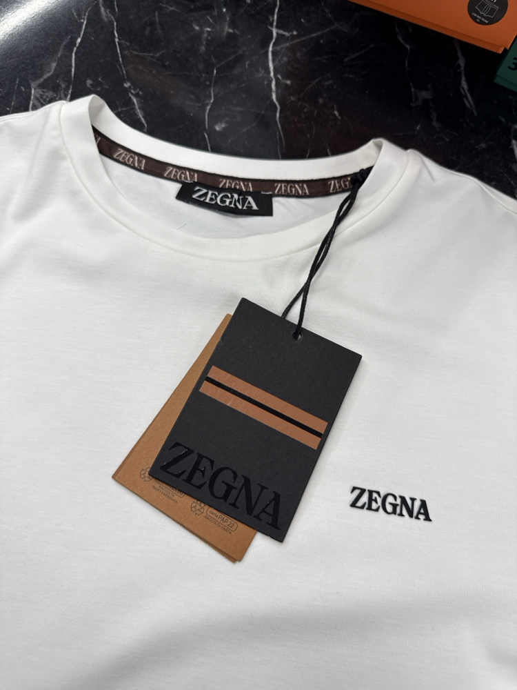 İthal  ZEGNA T-shirt  Kırışmayan Kumaş (15063-Beyaz)