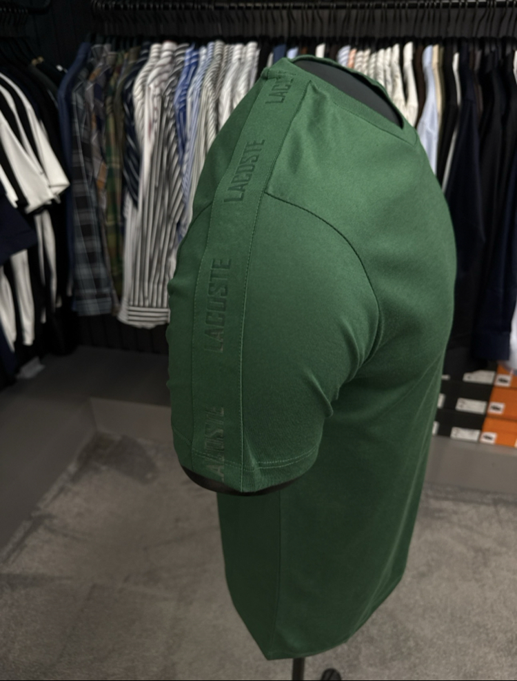 Omuz Detaylı T-shirt (26116-Yeşil)
