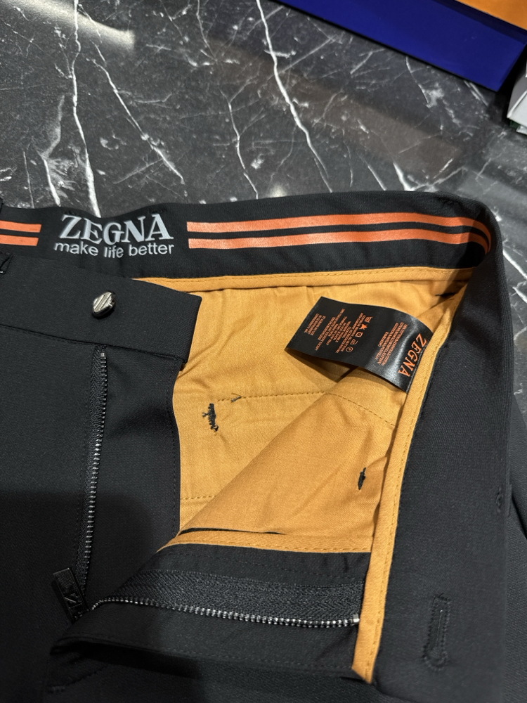 İthal ZEGNA Kırışmayan Kumaş Jogger Pantolon (0102-Siyah)