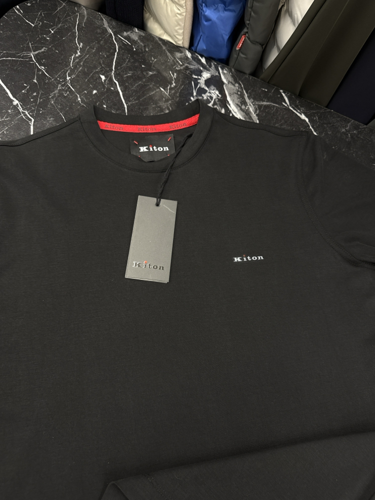 İthal Kiton T-shirt  Kırışmayan Kumaş (2286-Siyah)
