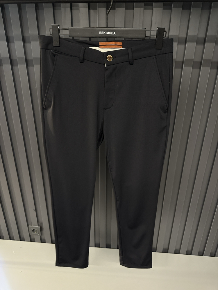 Zegna  Kırışmayan Kumaş Jogger Pantolon(1089-Siyah)