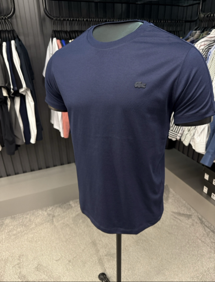 Omuz Detaylı T-shirt (26116-Lacivert)