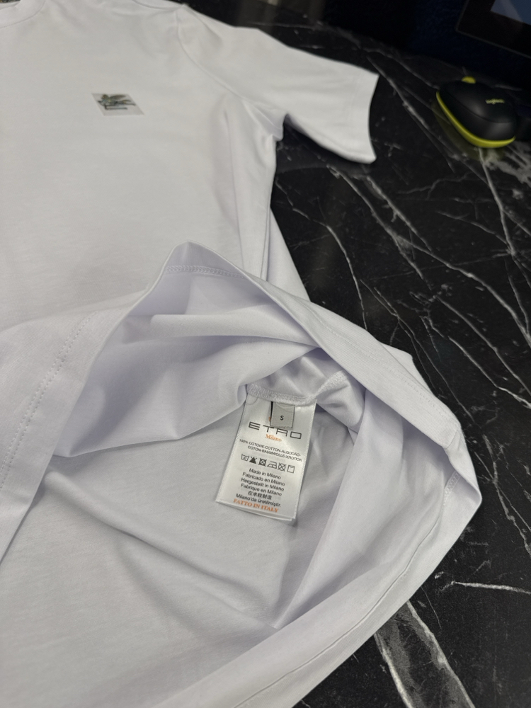 Premium Etro T-shirt (2238-Beyaz)