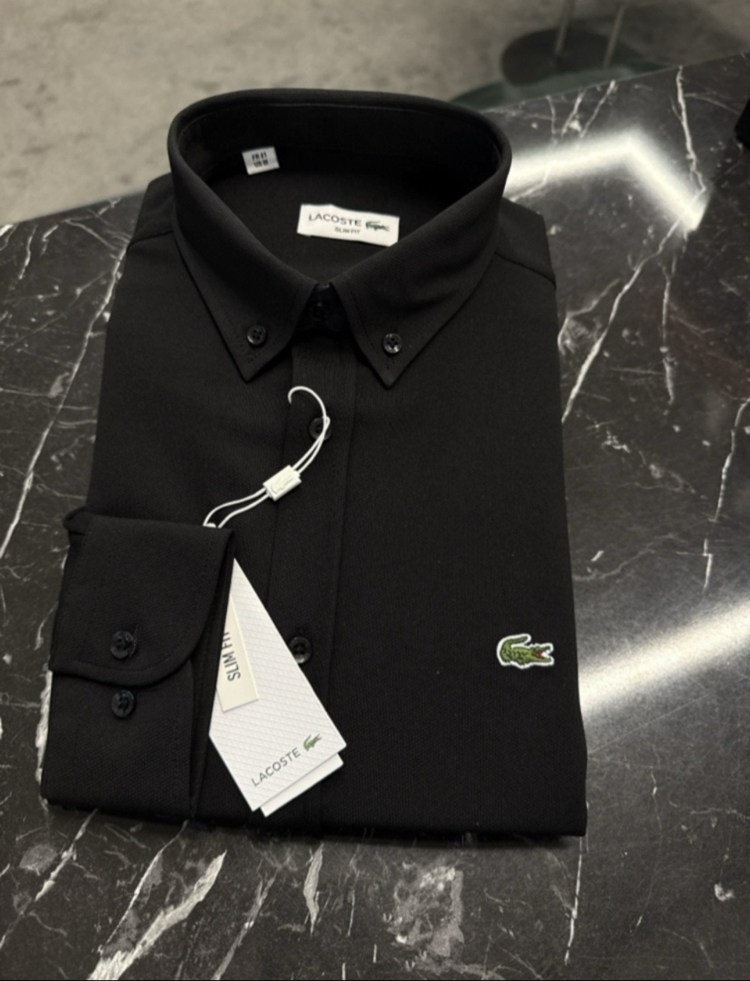 Outlet ürünü Kırışmayan Gömlek REGULAR KESİM (Siyah- 421)