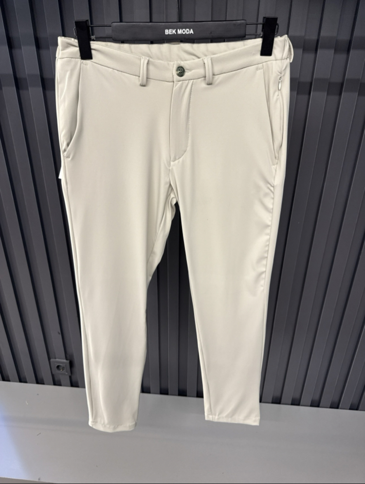 Modal Kırışmayan Kumaş Jogger Pantolon(1102-Bej)