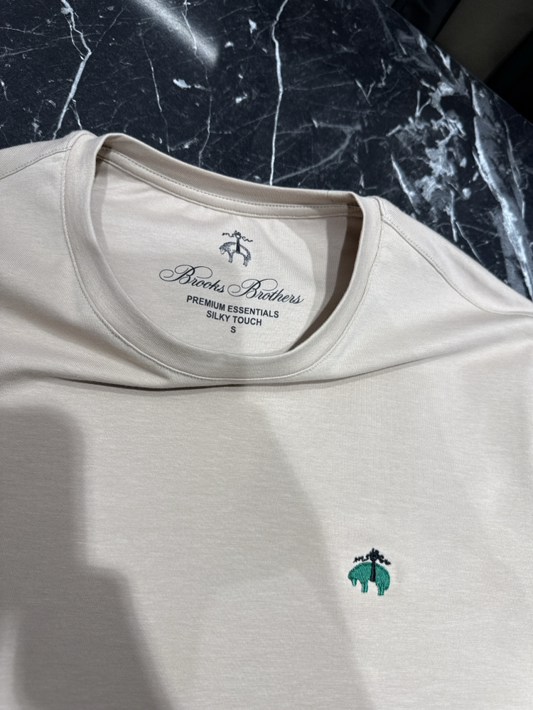 Premium Brooks Brothres T-shirt (2245-Bej)