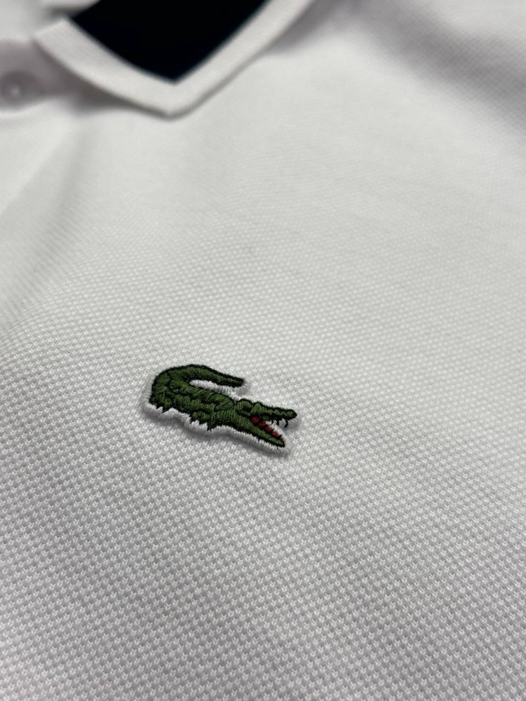 Detaylı Polo Yaka (10019-Beyaz)