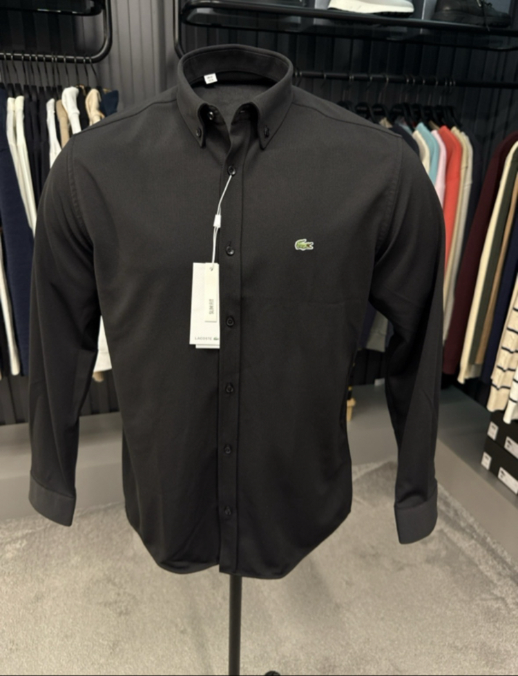 OUTLET ÜRÜNÜ Kırışmayan Gömlek (312-Siyah)