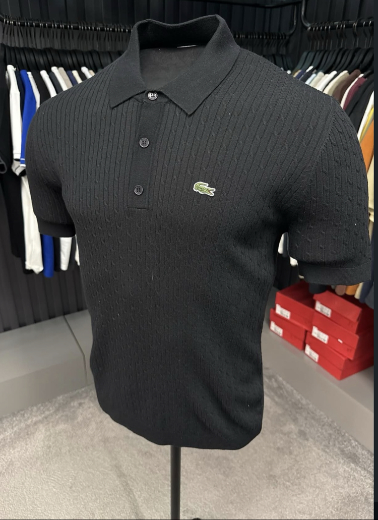 Triko Polo Yaka (Siyah-33066 )
