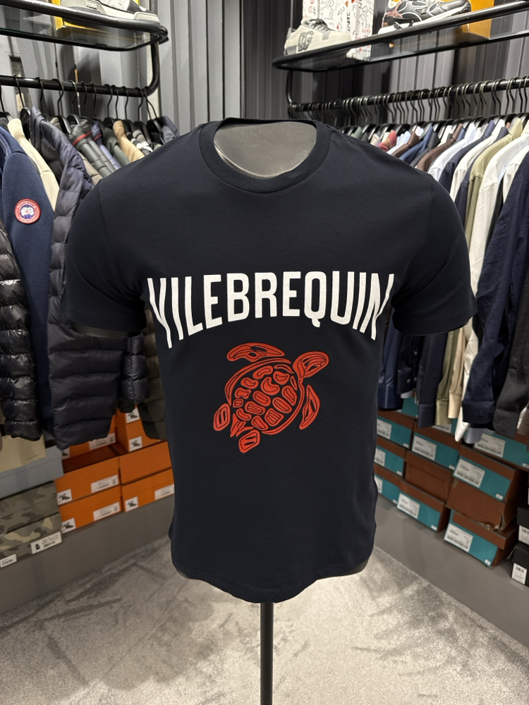 VILEBREQUIN Kaplumbağa Baskılı T-shirt