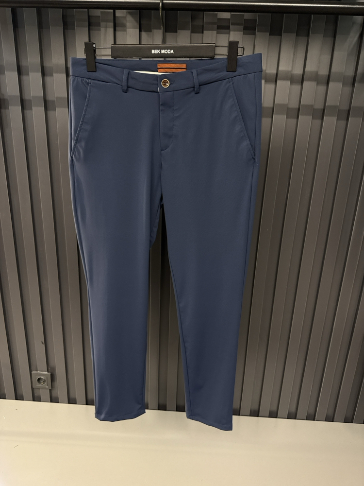 Zegna Kırışmayan Kumaş Jogger Pantolon(1089-İndigo)