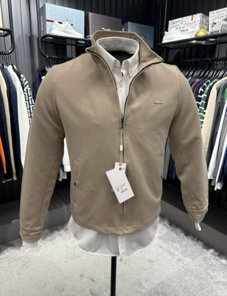 OUTLET ÜRÜNÜ Premium Gabardın Kumaş Mevsimlik Ceket (Bej) 