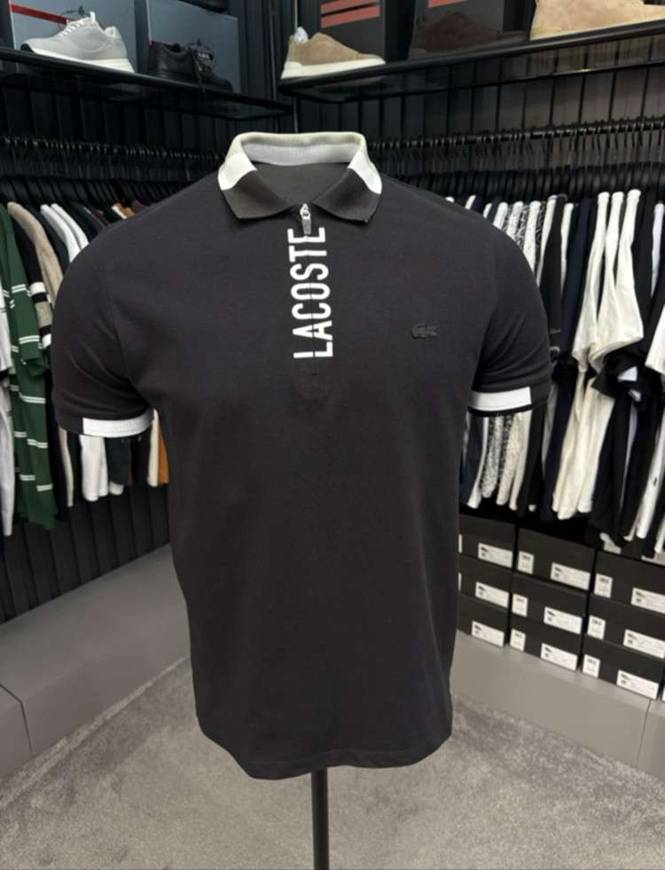 Detaylı Polo Yaka (26110-Siyah)
