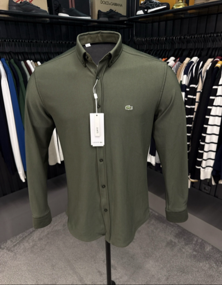 OUTLET ÜRÜNÜ Kırışmayan Gömlek (Haki- 548)