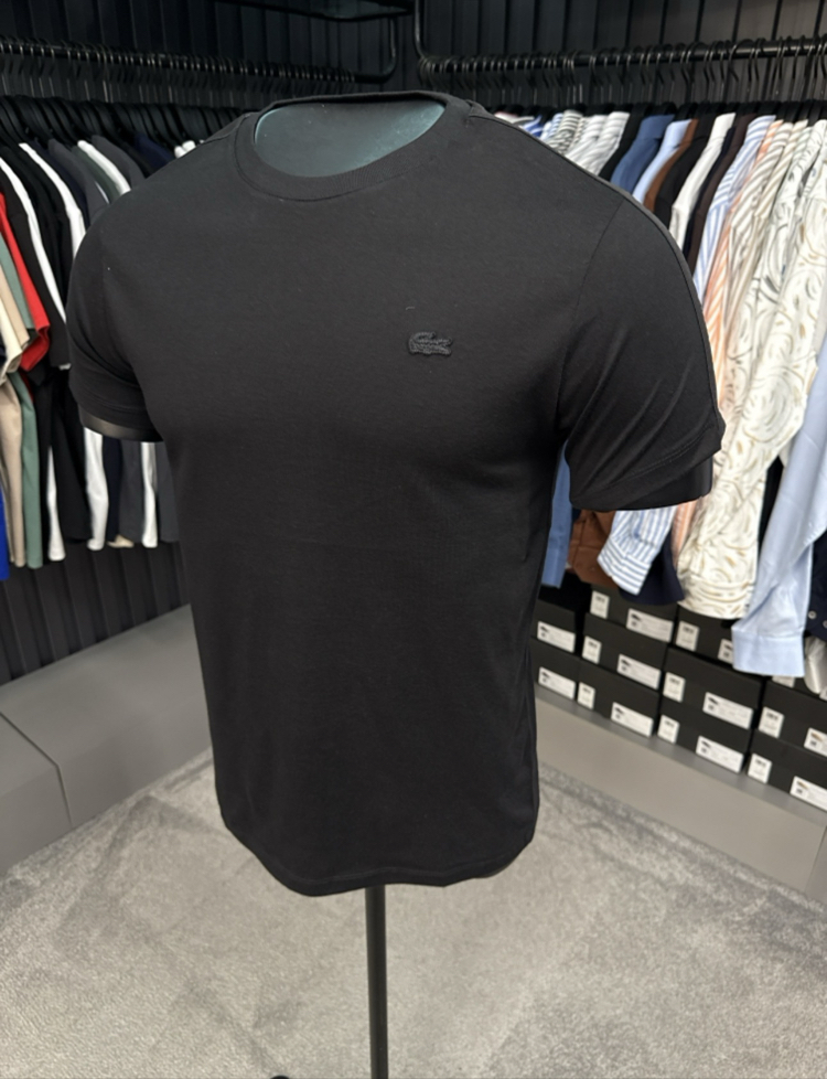 Omuz Detaylı T-shirt (26116-Siyah)